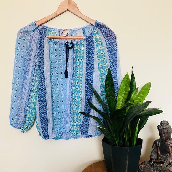 Arizona Jean Company Tops - SOLD | Light Weight Sheer Boho Top